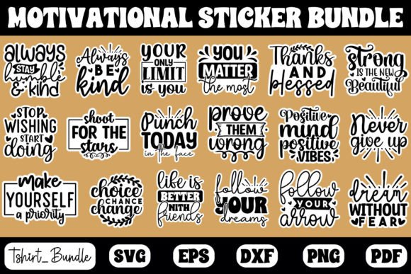 Download Motivational Sticker Bundle - Premium Resources