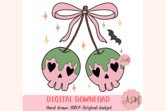 Download Skeleton Cherries Coquette Kawaii PNG - Skeleton Collection